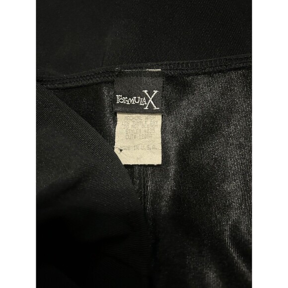 Vtg Y2K Sleeveless Womens Medium Halter Dress Bodycon Plain Little Black Dress - Picture 5 of 5